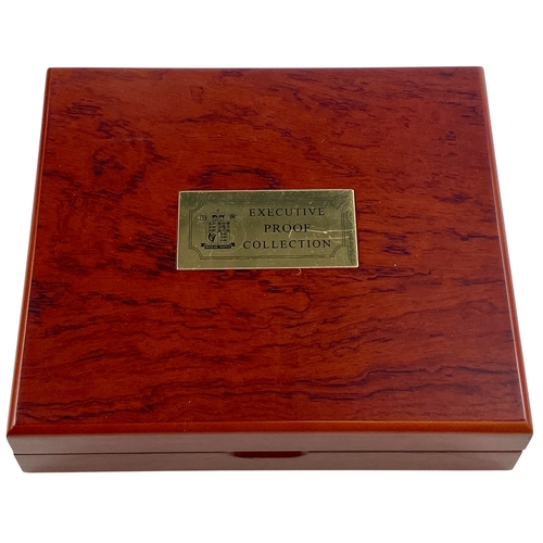 98 - 2006 Executive proof set in wooden box.
Brilliant, practically as struck with COA.


Viewing is avai... 