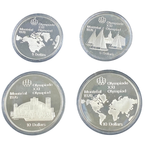 99 - 1976 Olympic 4 coin Silver set in Original case.
Practically as struck
134.55 grams .925 Silver.


V... 