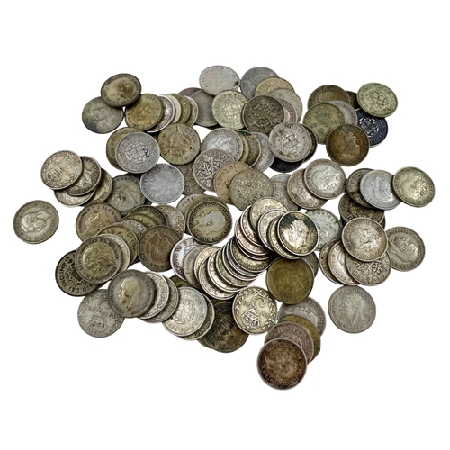 Hoard of 115 x George V/George VI Silver Threepences, Various dates and ...