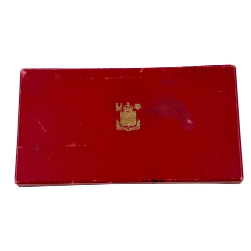 111 - George VI Mid-Century Proof set 1950 in Royal Mint Card case of issue Halfcrown to Halfpenny. 
Brill... 