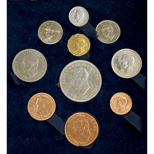 112 - George VI 1951 Festival of Britain Proof Set in Original Maroon card case of issue.


Viewing is ava... 