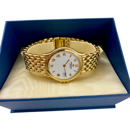 113 - Raymond Weil Chorus 5368, 33mm gold plated watch in original box with papers.

Viewing is available ... 