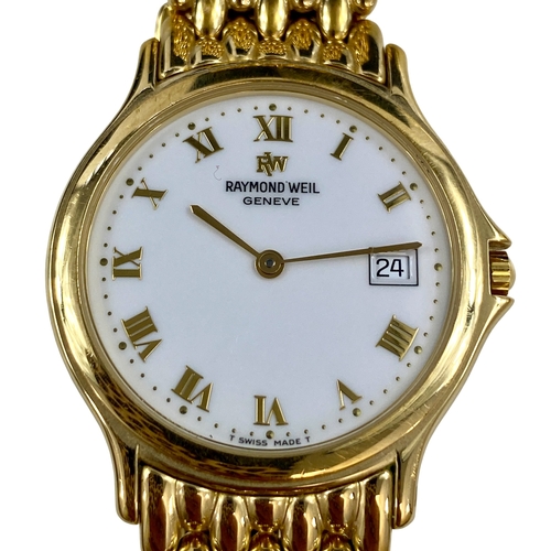 113 - Raymond Weil Chorus 5368, 33mm gold plated watch in original box with papers.

Viewing is available ... 