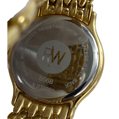 113 - Raymond Weil Chorus 5368, 33mm gold plated watch in original box with papers.

Viewing is available ... 