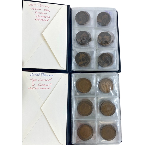 120 - A collection of decimal and pre decimal coinage housed in 4 x collectors Albums.

Viewing is availab... 