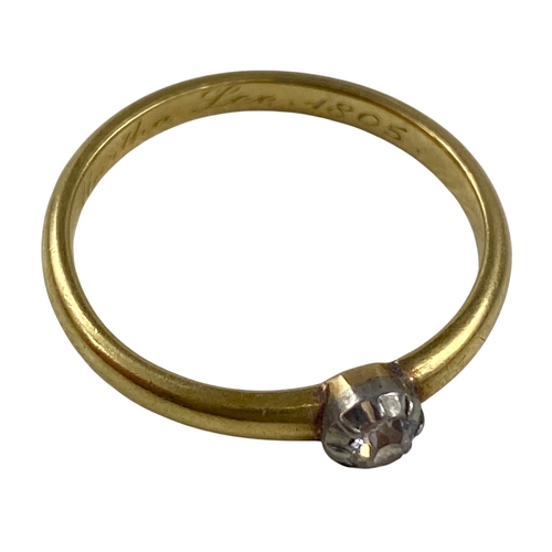 170 - Diamond Set in 18 ct Gold Ring,
Size O
Weight 2.60 grams


Viewing is available by appointment only.... 