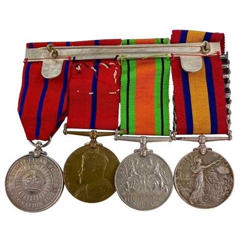 18 - South Africa Victoria Boar war medal with 8 Bars, awarded to 79623 col H.W. Medwell RHA; Coronation ... 