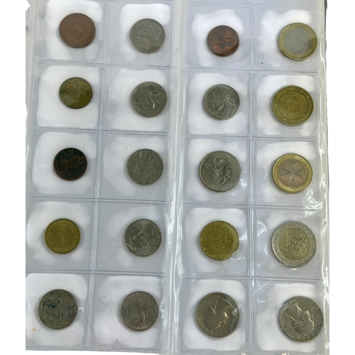 107 - A collection of GB and World Coinage in Numis Album.
