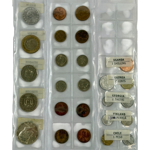 107 - A collection of GB and World Coinage in Numis Album.
