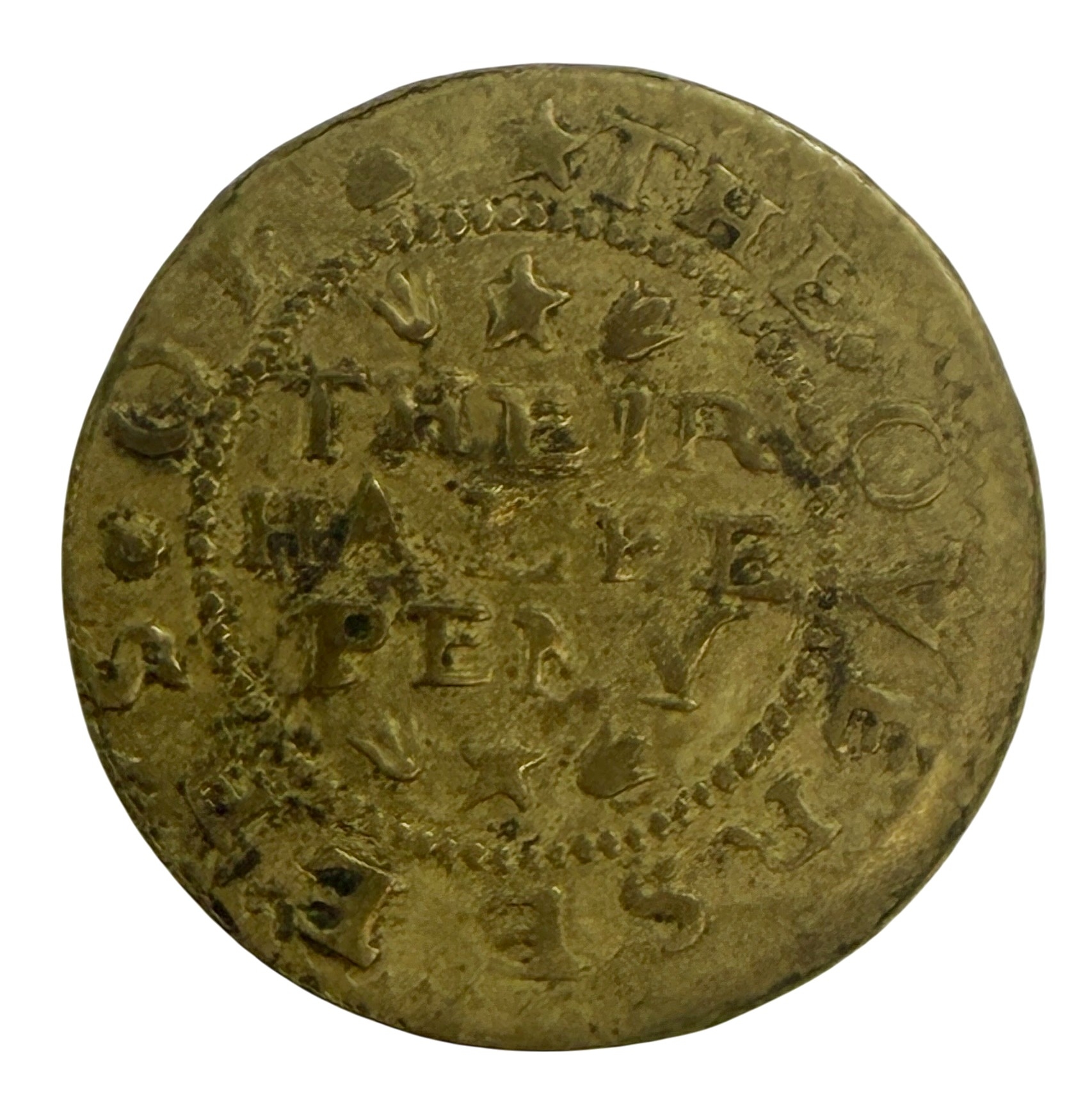 Scarce, Hunts BW 53 St Neots 1/2d Token, Women making lace, with old ...