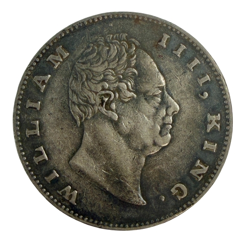240 - India - William IV Silver Rupee 1835.
Toned, very fine or better.