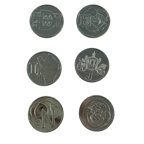 244 - Complete set of 2019 A to Z 10p coins.
All about as struck.