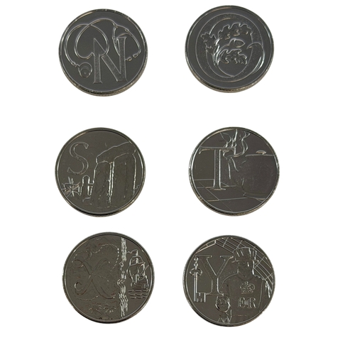 244 - Complete set of 2019 A to Z 10p coins.
All about as struck.