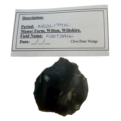 249 - A collection of Neolithic finds inc flint tools etc.
All finds and each individually described.
14 I... 