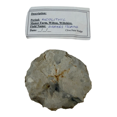 249 - A collection of Neolithic finds inc flint tools etc.
All finds and each individually described.
14 I... 