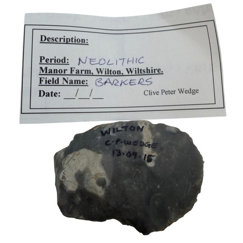 249 - A collection of Neolithic finds inc flint tools etc.
All finds and each individually described.
14 I... 