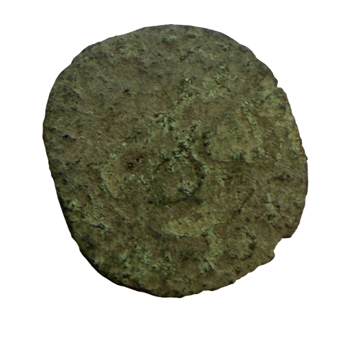 260 - Coin Group: Constantine I coin 307-337, Gallienus 253-268, Charles I Rose farthing, 17th century lea... 