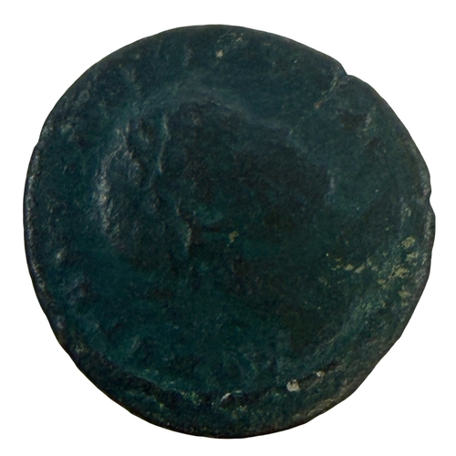 260 - Coin Group: Constantine I coin 307-337, Gallienus 253-268, Charles I Rose farthing, 17th century lea... 