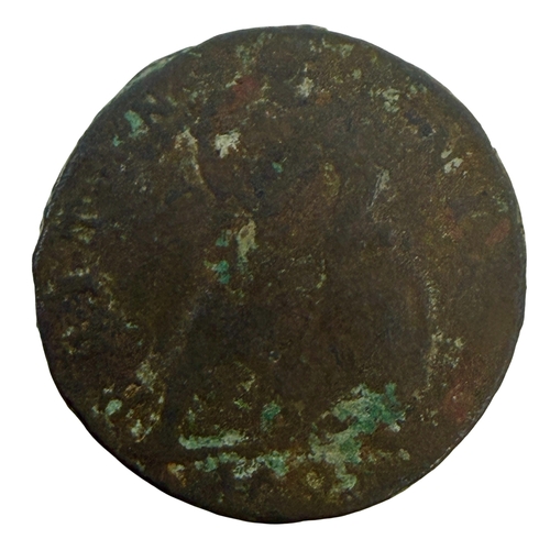 260 - Coin Group: Constantine I coin 307-337, Gallienus 253-268, Charles I Rose farthing, 17th century lea... 