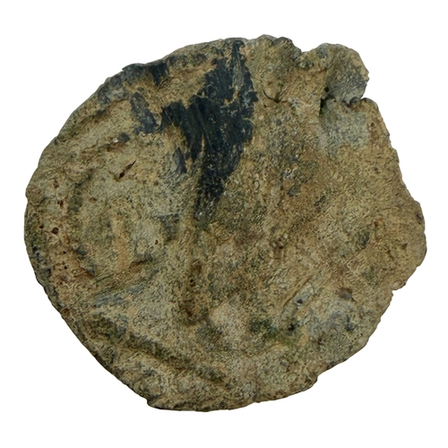 260 - Coin Group: Constantine I coin 307-337, Gallienus 253-268, Charles I Rose farthing, 17th century lea... 