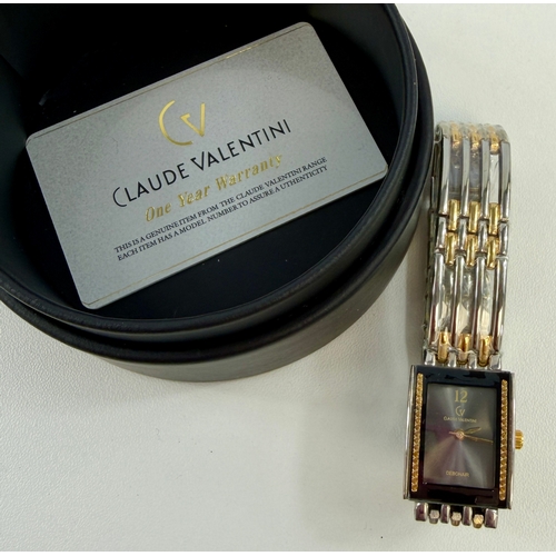 406 - A pair of wristwatches by Claude Valentini
Comprising a gent's oceanmaster stainless steel wristwatc... 