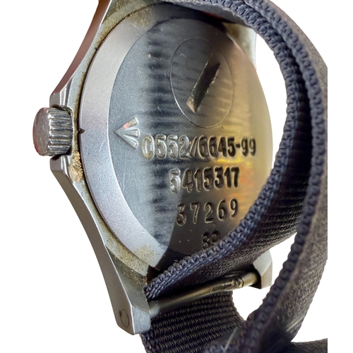408 - CWC (Cabot Watch Company)
Royal Navy issue quartz general service wristwatch, 1999.
swiss made quart... 