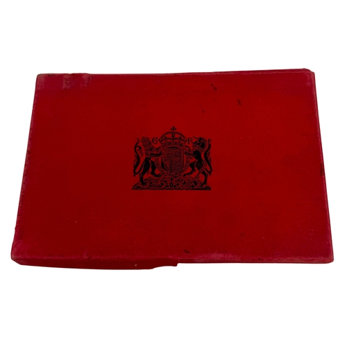 282 - George V 1927 Proof set in original Red Royal Mint case of issue.
Brilliant, practically as struck.
