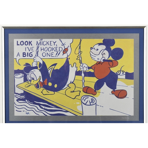 11 - Roy Lichtenstein Limited Edition on Metal Plate.