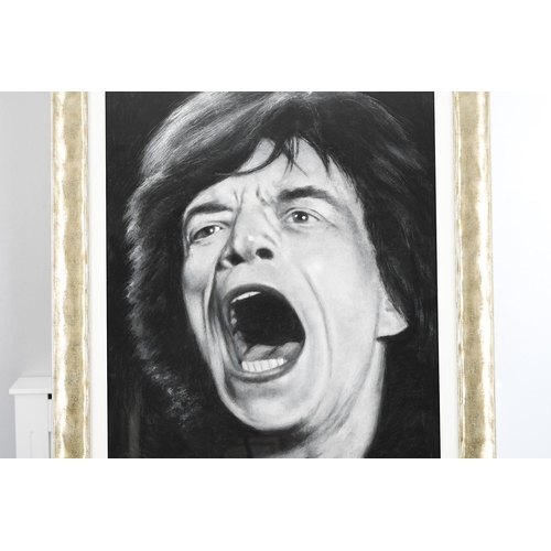 14 - Anthony Orme Original Painting of Mick Jagger