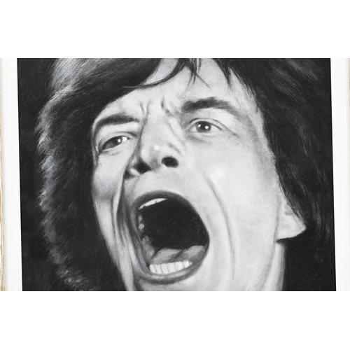 14 - Anthony Orme Original Painting of Mick Jagger