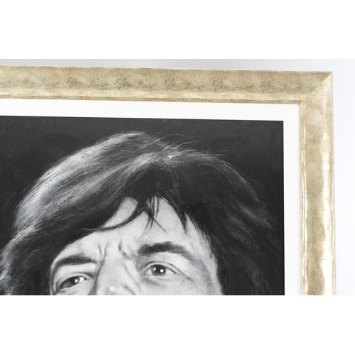 14 - Anthony Orme Original Painting of Mick Jagger