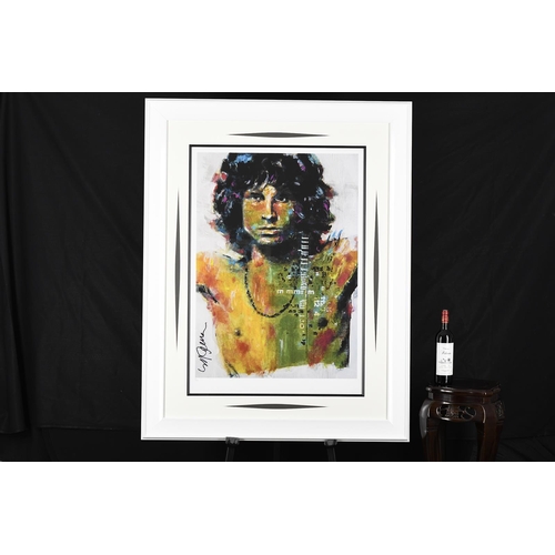 84 - Limited Edition by the Late Artist Sidney Maurer. (Jim Morrison)