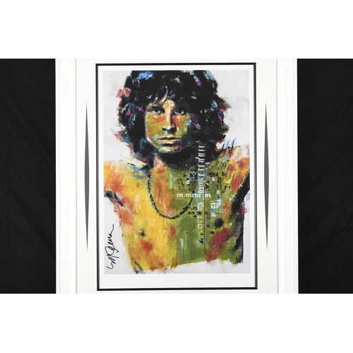 84 - Limited Edition by the Late Artist Sidney Maurer. (Jim Morrison)