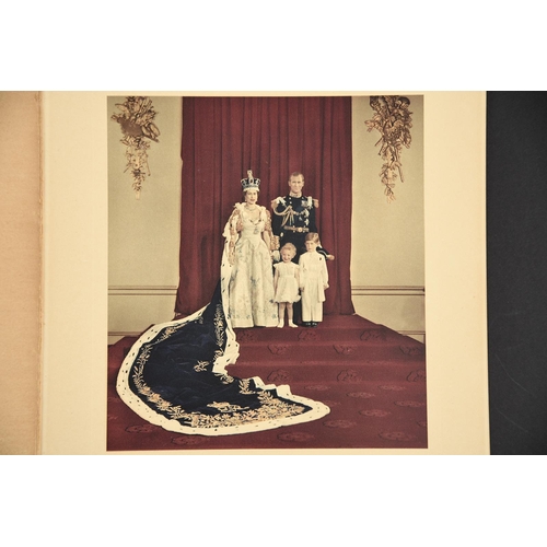 1 - Elizabeth II & Prince Phillip. A handwritten 1953 Christmas card individually signed and dated.