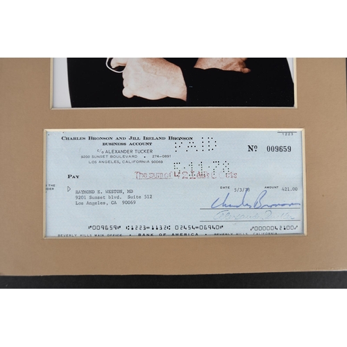 100 - CHARLES BRONSON Original signature