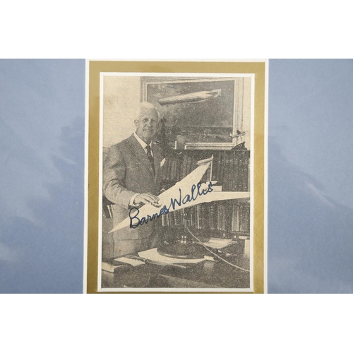 101 - Barnes Wallis (1887 - 1979) Original Signature.