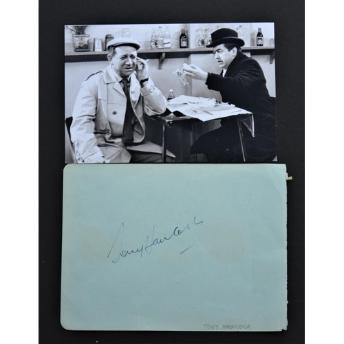 106 - TONY HANCOCK & SID JAMES Original signatures