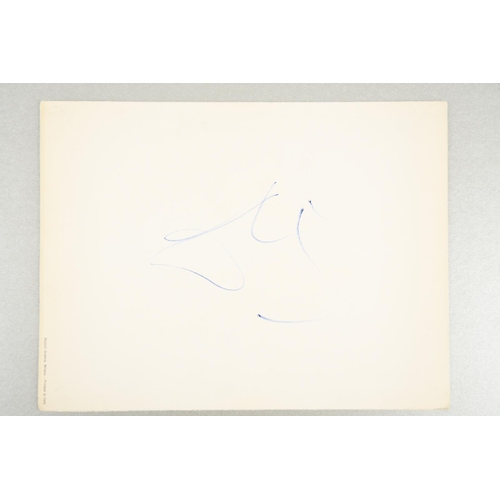 2 - Salvador Dali (1904 - 1989) Original Signature on folder.