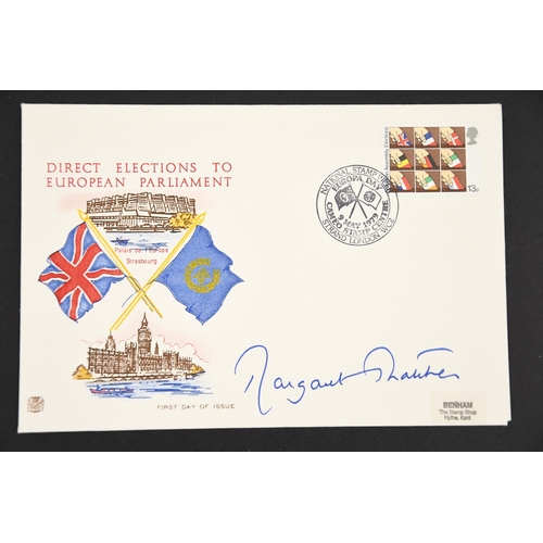 26 - Margaret Thatcher (1925 - 2013) Original Signature on first day cover.