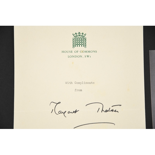 48 - Margaret Thatcher (1925 - 2013) Original Signature on headed paper.