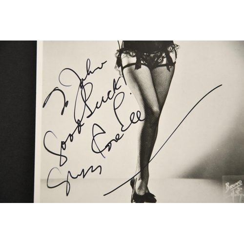 59 - Gypsy Rose Lee  (1911 - 1970) Original Signature.