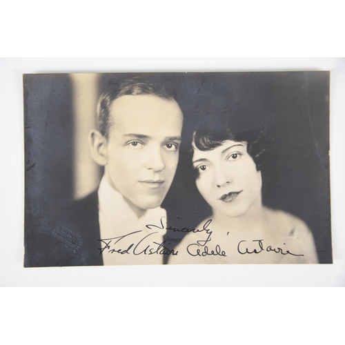 83 - FRED ASTAIRE & SISTER ADELE ASTAIRE Original signatures