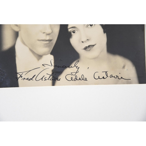 83 - FRED ASTAIRE & SISTER ADELE ASTAIRE Original signatures