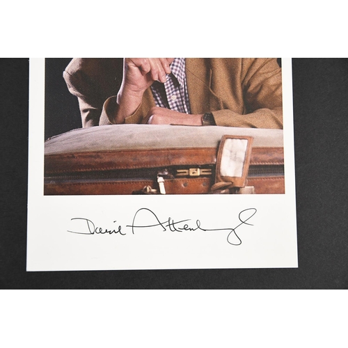 95 - David Attenborough (1926 - ) Original Signature on photograph