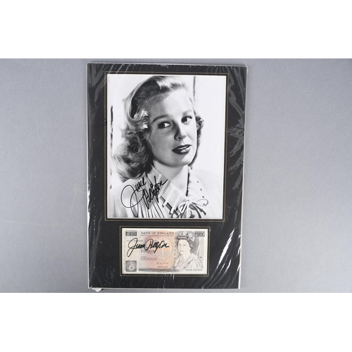 96 - JUNE ALLYSON Original signature