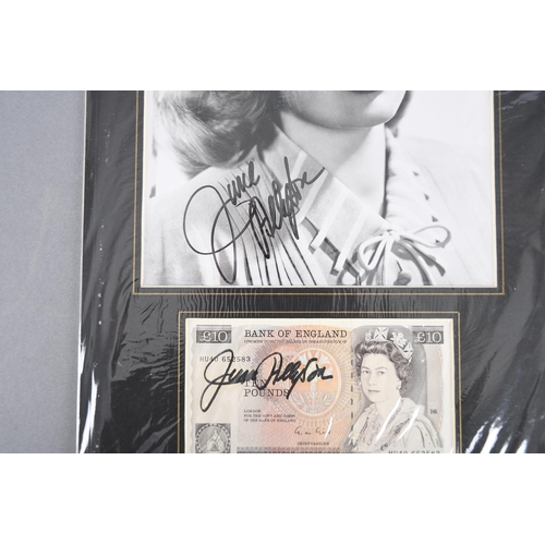 96 - JUNE ALLYSON Original signature