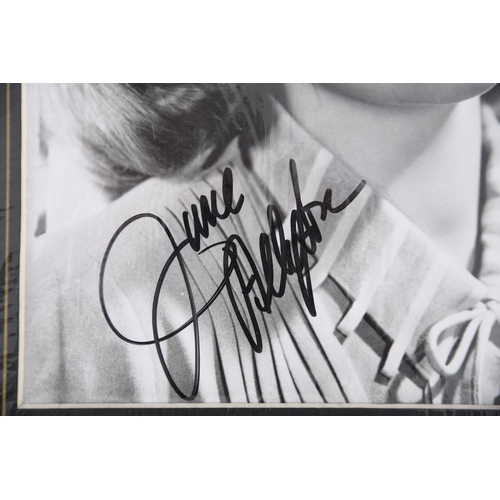 96 - JUNE ALLYSON Original signature