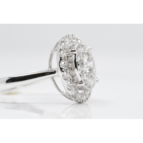 21 - 1.19 Carat Diamond Ring set in 18ct White Gold