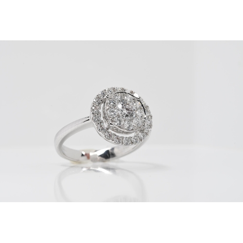 21 - 1.19 Carat Diamond Ring set in 18ct White Gold