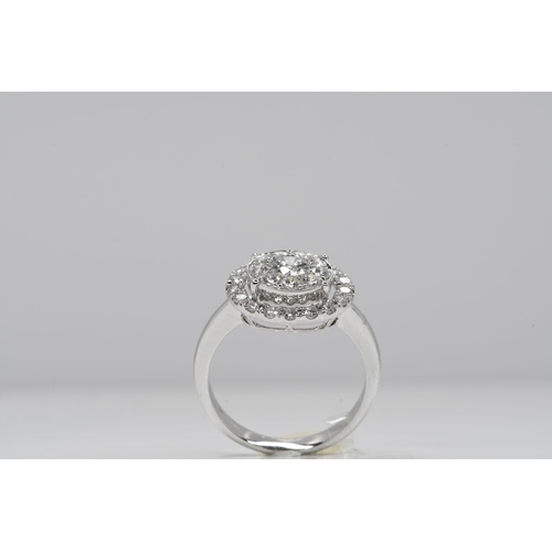 21 - 1.19 Carat Diamond Ring set in 18ct White Gold